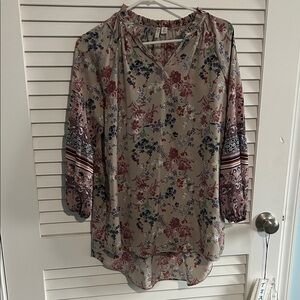 Cato Multicolor Floral Blouse